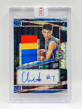 Load image into Gallery viewer, 2022 Panini Spectra Chet Holmgren Interstellar Rookie Patch Auto /49 Thunder
