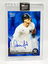 Load image into Gallery viewer, 2022 Topps Now Aaron Judge Blue Auto /49 #611B Yankees
