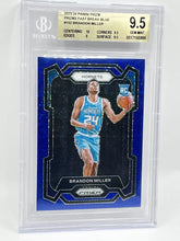 Load image into Gallery viewer, 2023-24 Panini Prizm Brandon Miller RC Fast break Blue /150 BGS 9.5 #152 Hornets
