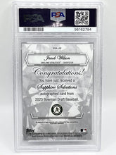 Load image into Gallery viewer, 2023 Bowman Chrome Sapphire Jacob Wilson Selections Auto PSA 9 A’s
