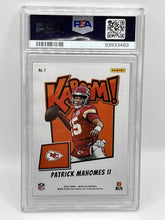 Load image into Gallery viewer, 2023 Panini Absolute Patrick Mahomes Kaboom PSA 10 Chiefs
