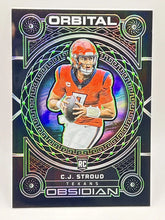 Load image into Gallery viewer, 2023 Panini Obsidian CJ Stroud Rookie Green Orbital /35 Texans
