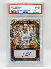 Load image into Gallery viewer, 2023 Panini Obsidian Ja Morant Magmatic Mojo Auto True 1/1 PSA 8 Grizzlies
