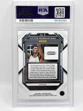 Load image into Gallery viewer, 2023 Panini Prizm Draft Victor Wembanyama Red Ice Rookie PSA 10 Spurs
