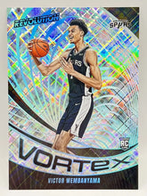 Load image into Gallery viewer, 2023 Panini Revolution Victor Wembanyama Cortex Cosmic Rookie /99 Spurs
