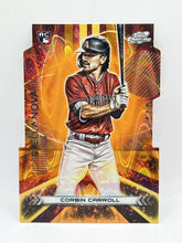 Load image into Gallery viewer, 2023 Topps Chrome Cosmic Corbin Carroll Stellanova Rookie Orange Auto /25 Dbacks
