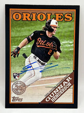 Load image into Gallery viewer, 2023 Topps Gunnar Henderson Black Rookie Auto /199 Orioles
