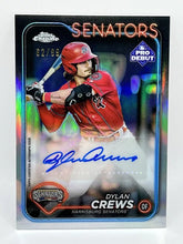 Load image into Gallery viewer, 2024 Topps Chrome Dylan Crews Pro Debut Auto /99 Refractor #PDC-128 Senators
