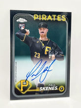 Load image into Gallery viewer, 2024 Topps Chrome Paul Skenes RC Auto Refractor #RA-PS Pirates
