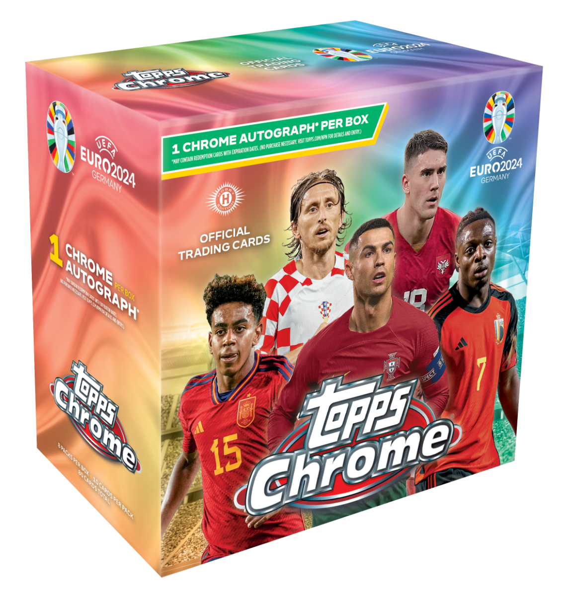 2024 Topps Chrome® UEFA EURO - Hobby Box